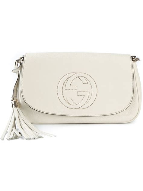 gucci soho gucci white crossbody bag|unisex gucci crossbody.